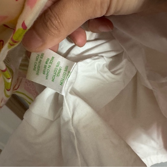 Lilly Pulitzer Pink and Yellow Strapless Mini Dress Size 6 - Picture 4 of 8